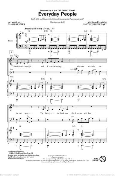Everyday People (arr. Mark Brymer)