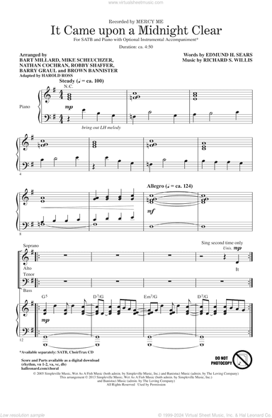 It Came Upon A Midnight Clear (arr. Harold Ross)