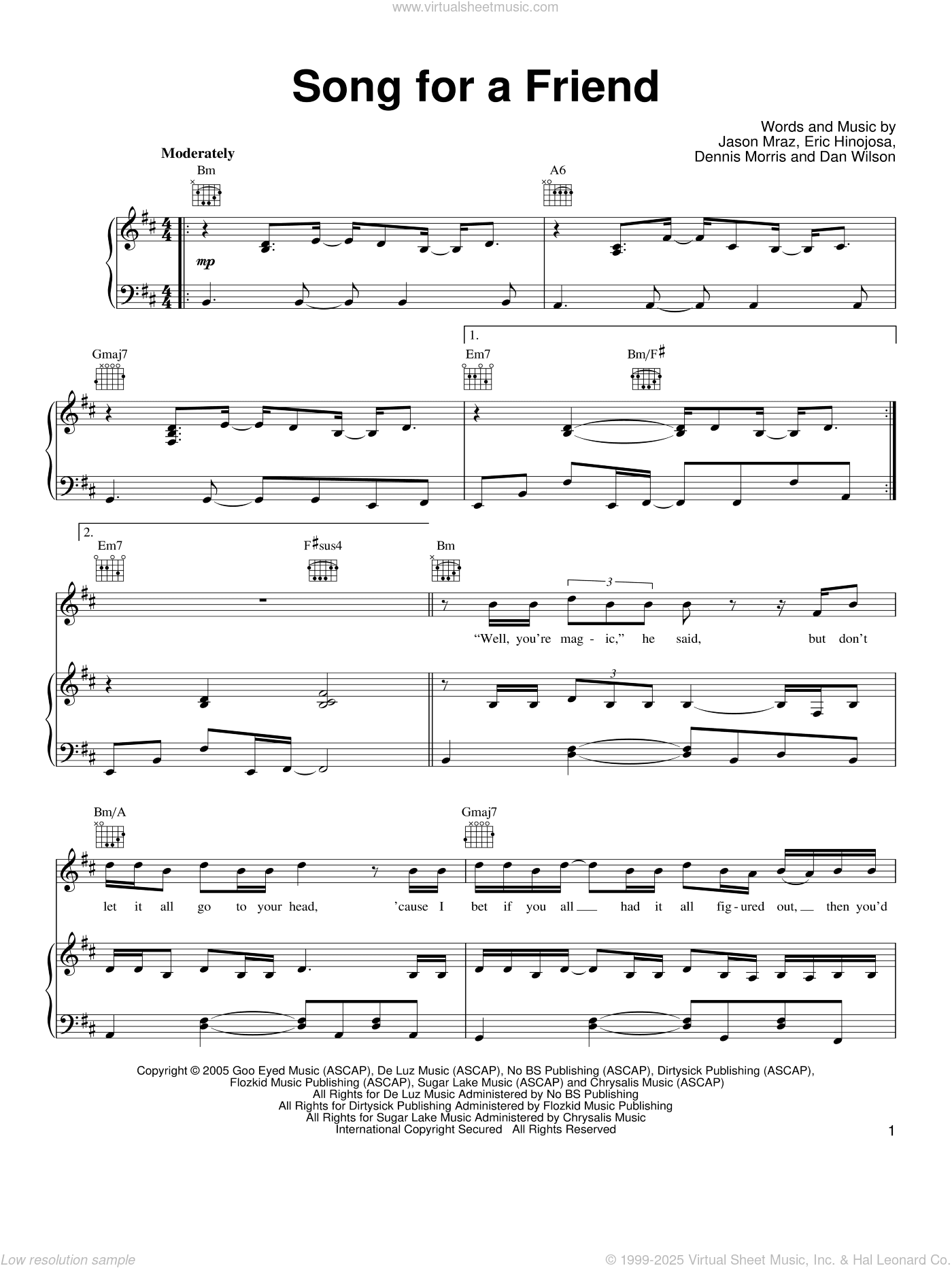 Song For A Friend