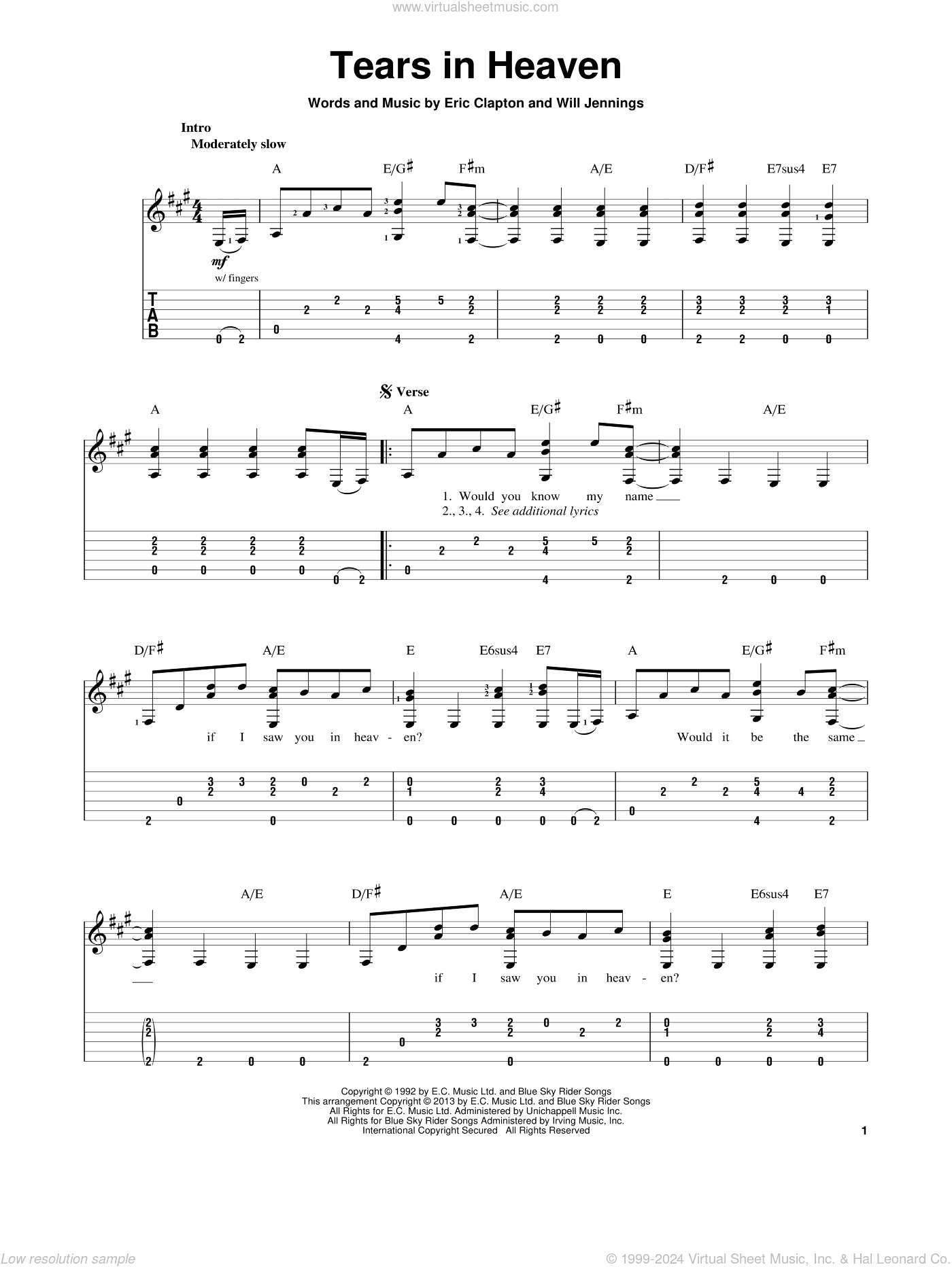 Tears In Heaven