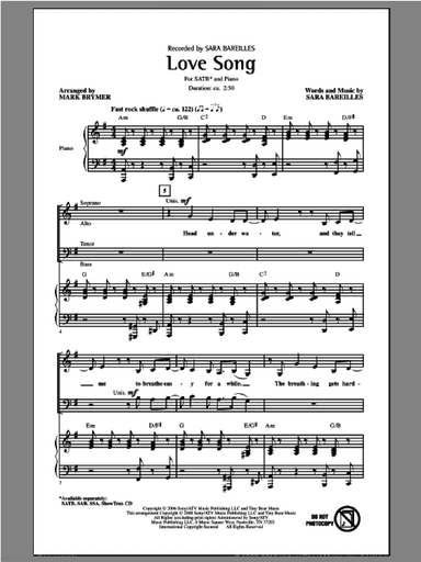 Love Song (arr. Mark Brymer)