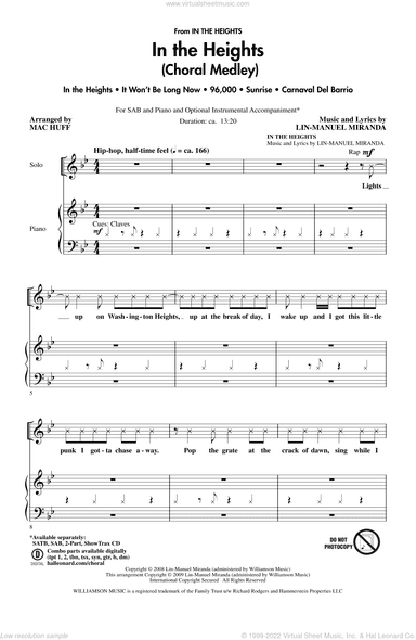In The Heights (Choral Medley) (arr. Mac Huff)