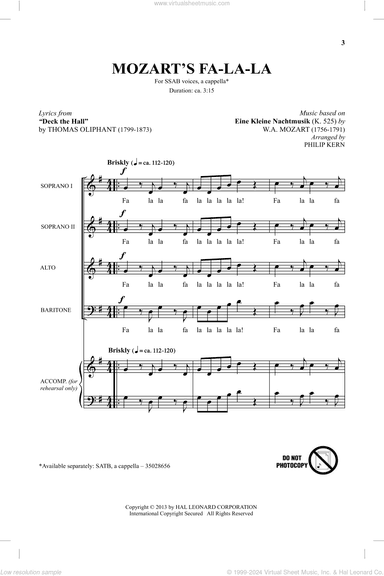 Mozart's Fa-La-La