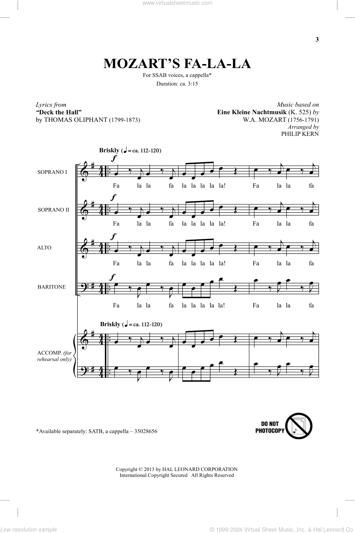 Mozart's Fa-La-La