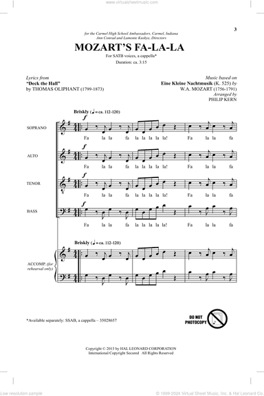 Mozart's Fa-La-La