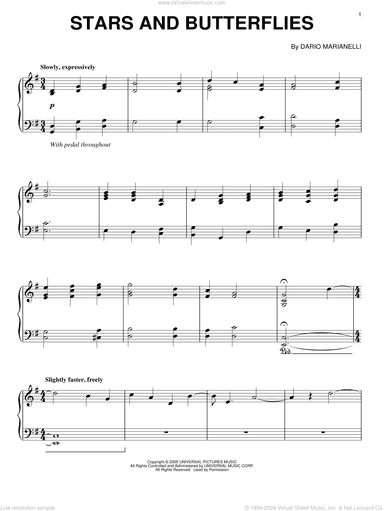 Stars And Butterflies (from Pride And Prejudice)