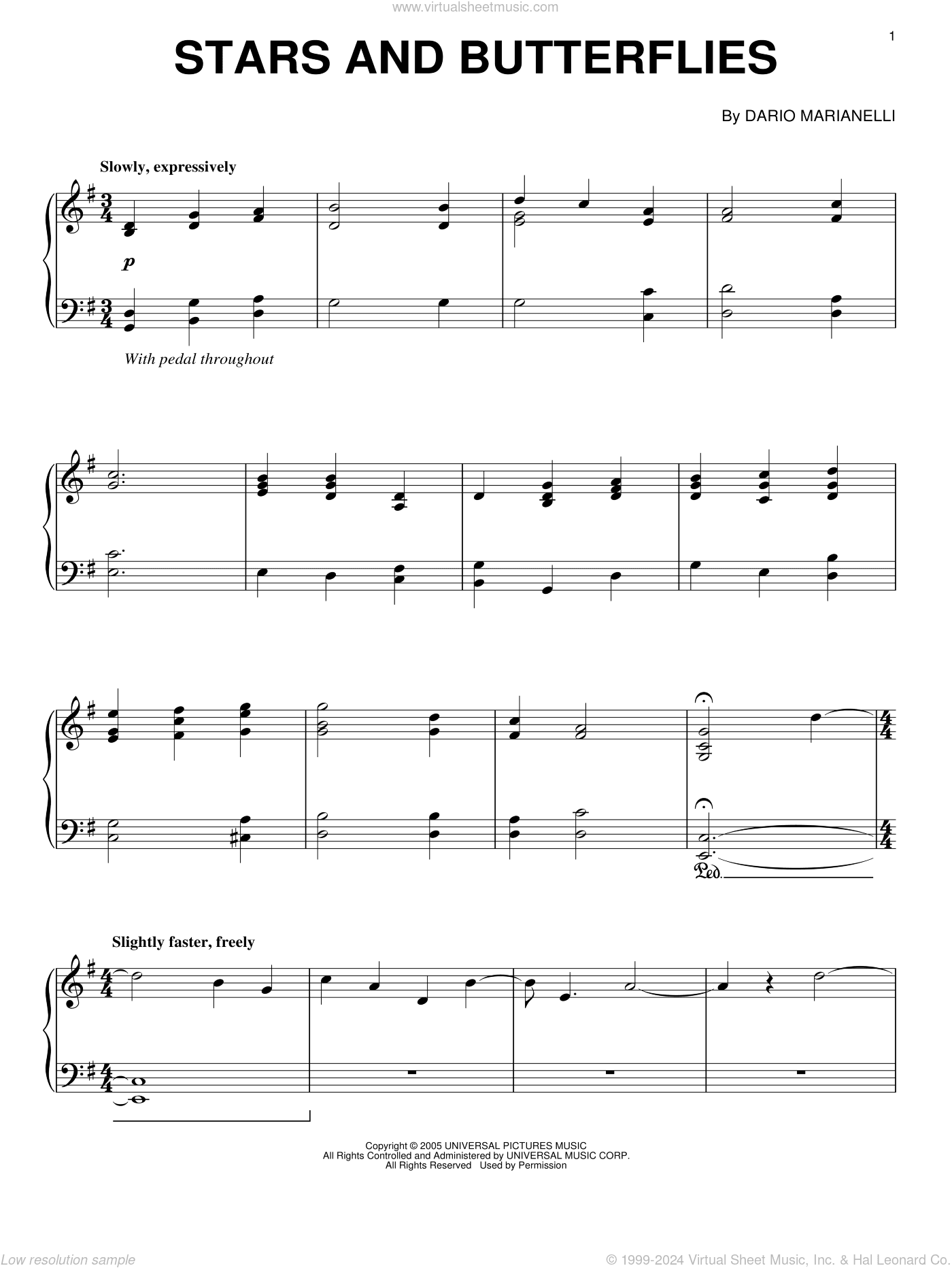 Stars And Butterflies (from Pride And Prejudice)
