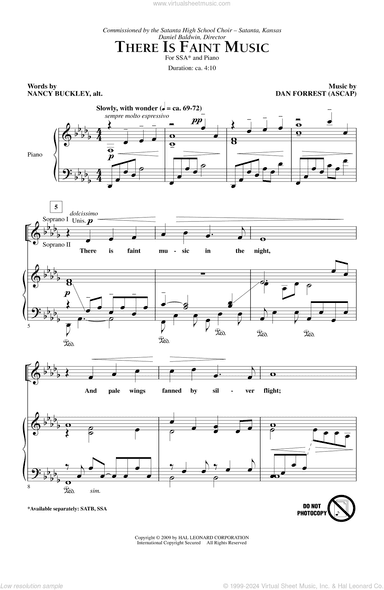 There Is Faint Music