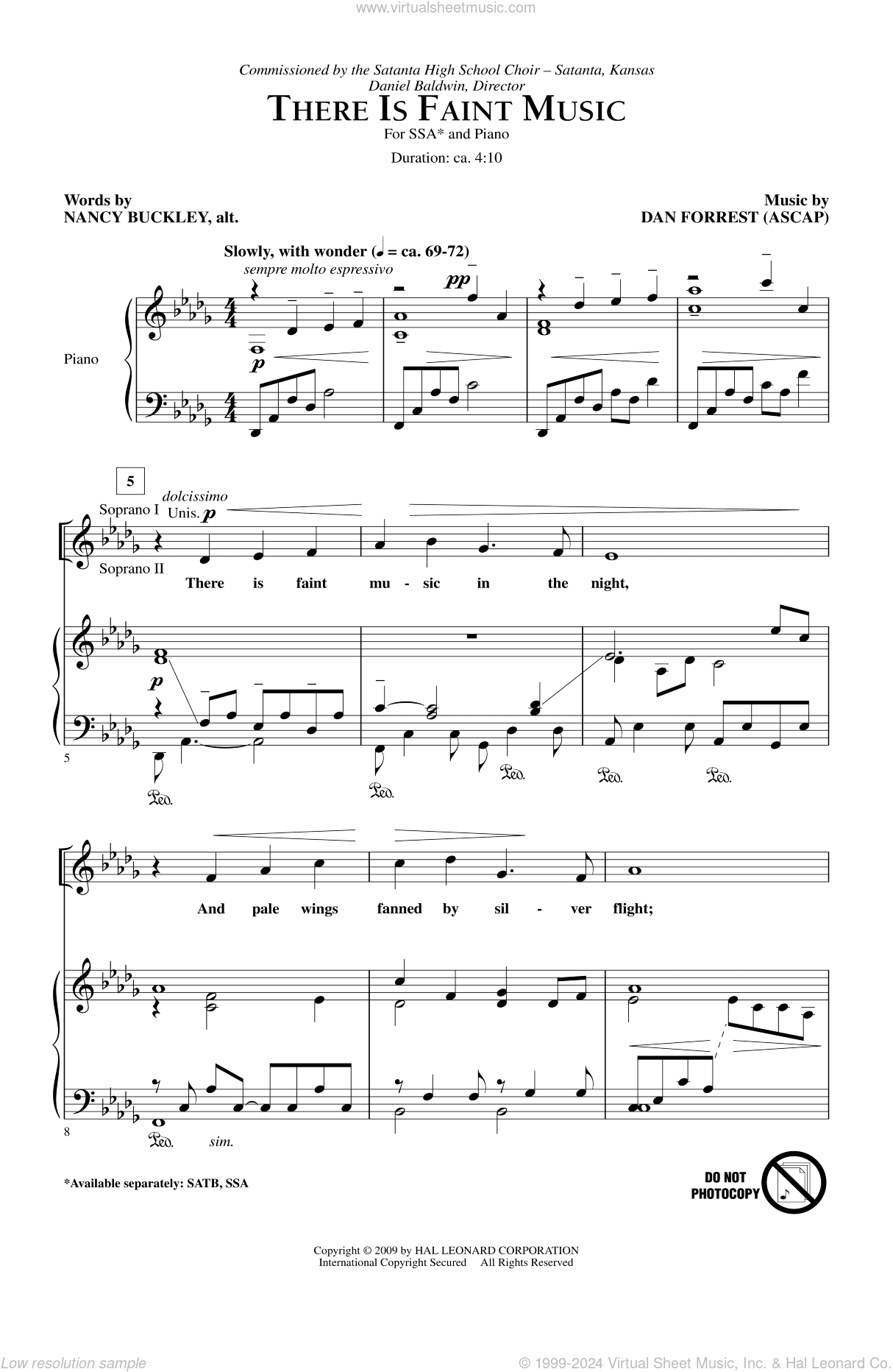 There Is Faint Music
