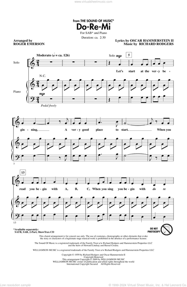 Do-Re-Mi (arr. Roger Emerson)