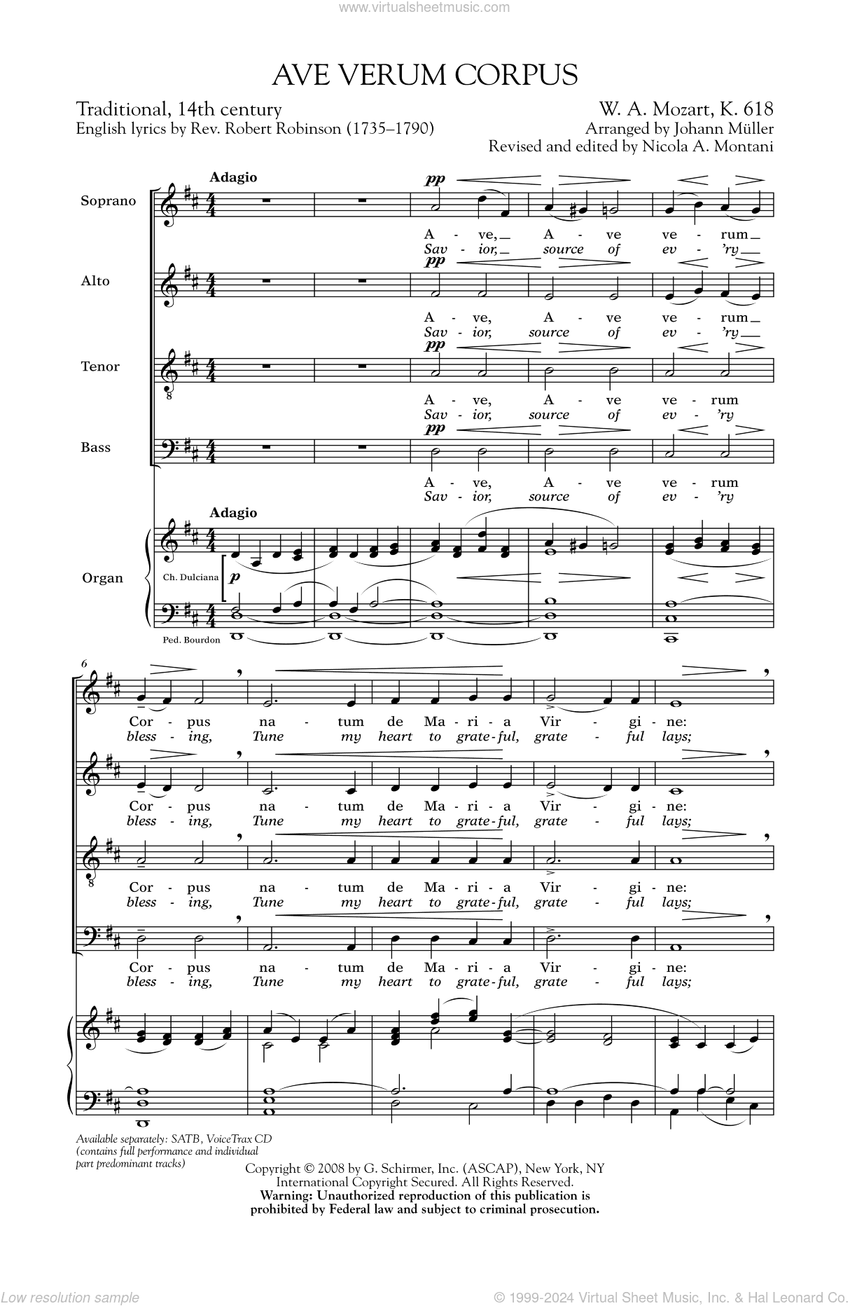 Ave Verum (Jesu, Word of God Incarnate)