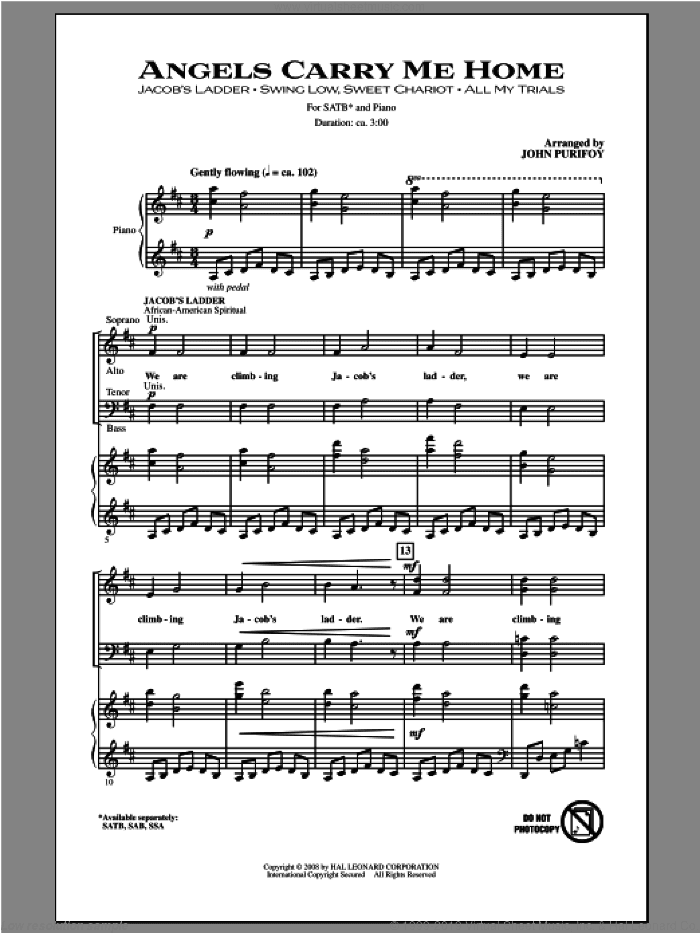 Angels Carry Me Home (Medley)