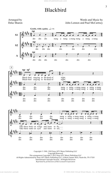 Blackbird (arr. Deke Sharon)