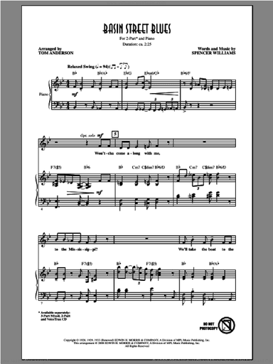 Basin Street Blues (arr. Tom Anderson)