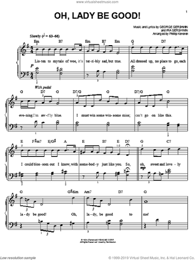 Oh, Lady Be Good! (arr. Phillip Keveren)
