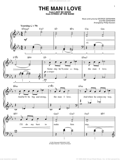 The Man I Love (arr. Phillip Keveren)