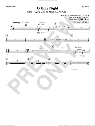 O Holy Night (with "Jesu, Joy of Man's Desiring")