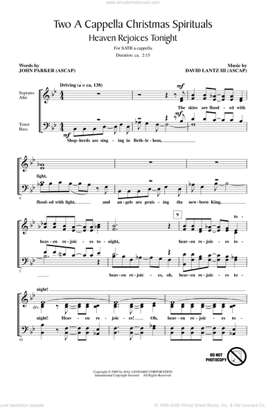Two A Cappella Christmas Spirituals