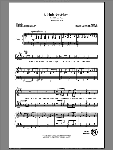 Alleluia For Advent