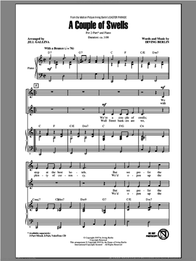 A Couple Of Swells (arr. Jill Gallina)