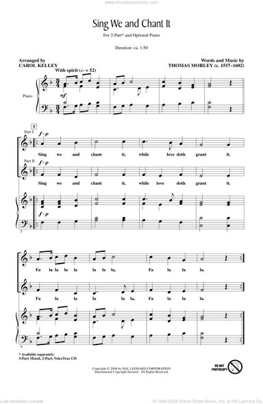 Sing We And Chant It