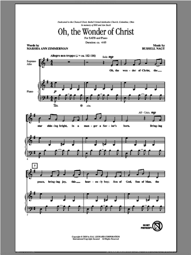 Oh The Wonder Of Christ