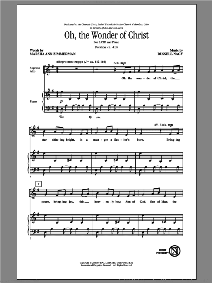 Oh The Wonder Of Christ