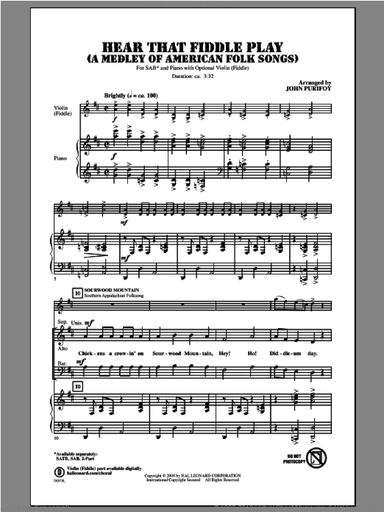 Hear That Fiddle Play (A Medley of American Folk Songs)