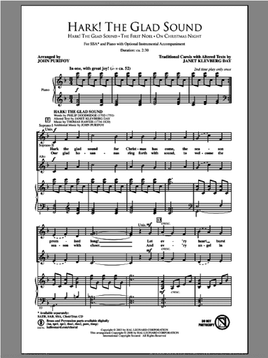 Hark! The Glad Sound (Medley)