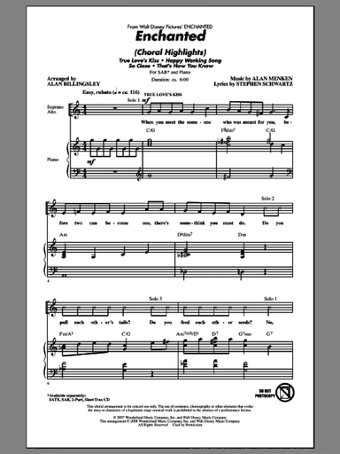 Enchanted (Choral Highlights) (arr. Alan Billingsley)