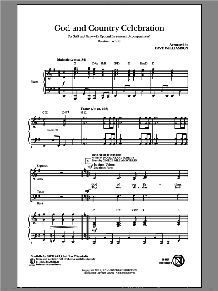 God and Country Celebration (Medley)