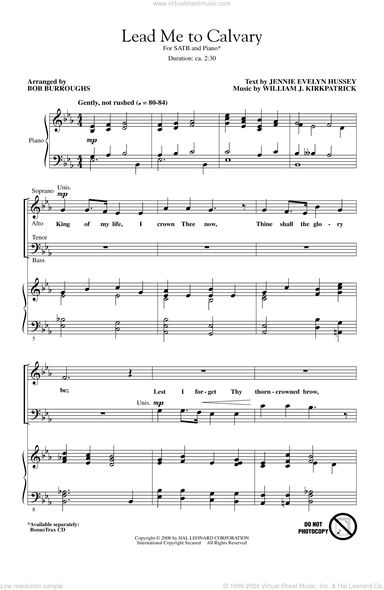 Lead Me To Calvary