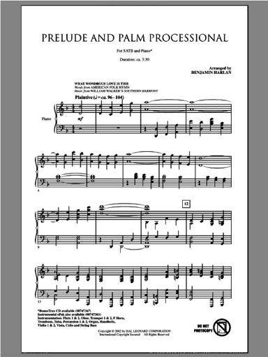 Prelude And Palm Processional