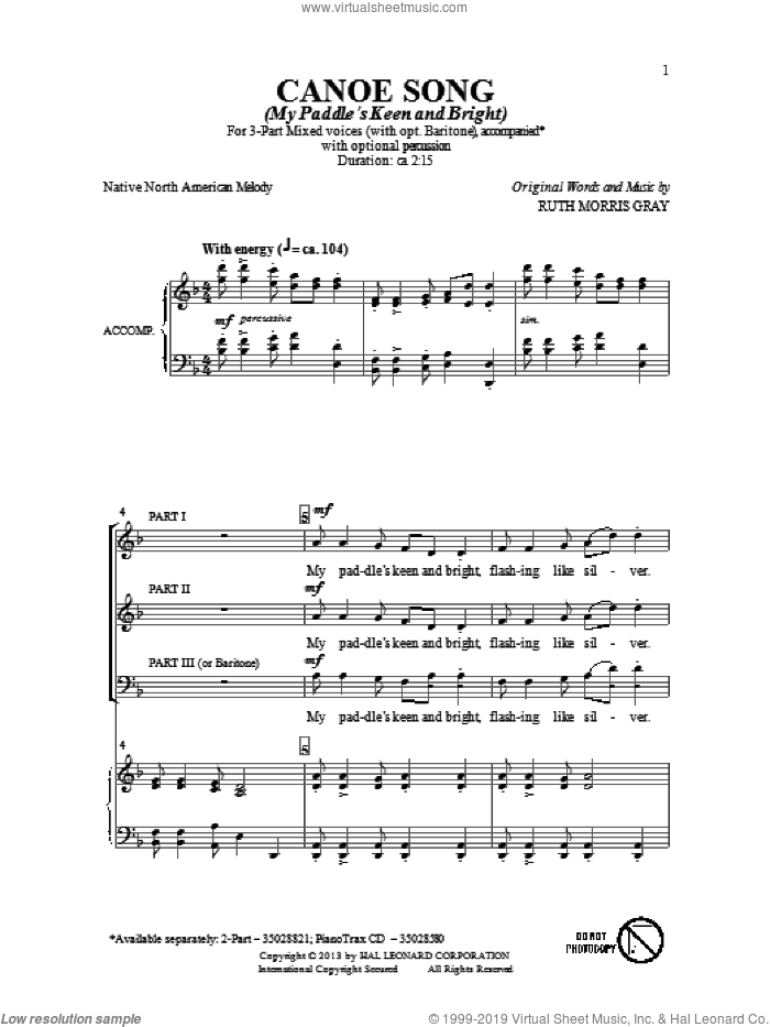 Canoe Song