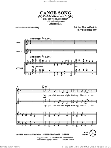Canoe Song