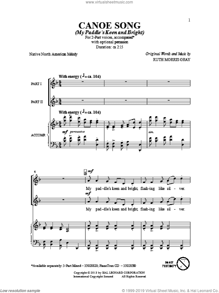 Canoe Song