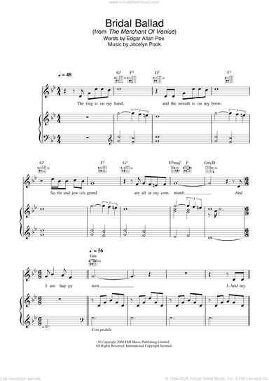 Bridal Ballad (from The Merchant Of Venice)