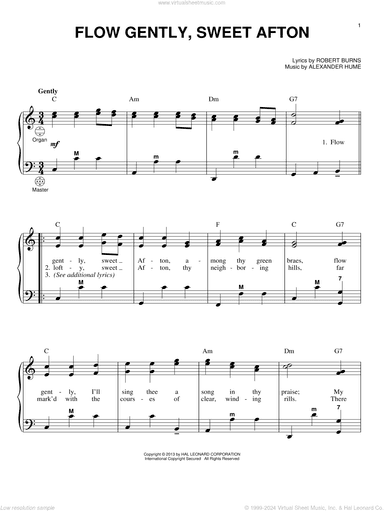 Flow Gently, Sweet Afton (arr. Gary Meisner)