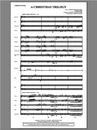 A Christmas Trilogy (from Carols For Choir And Congregation)
