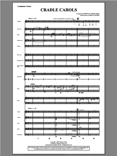 Cradle Carols (from Carols For Choir And Congregation)