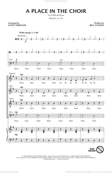 A Place In The Choir