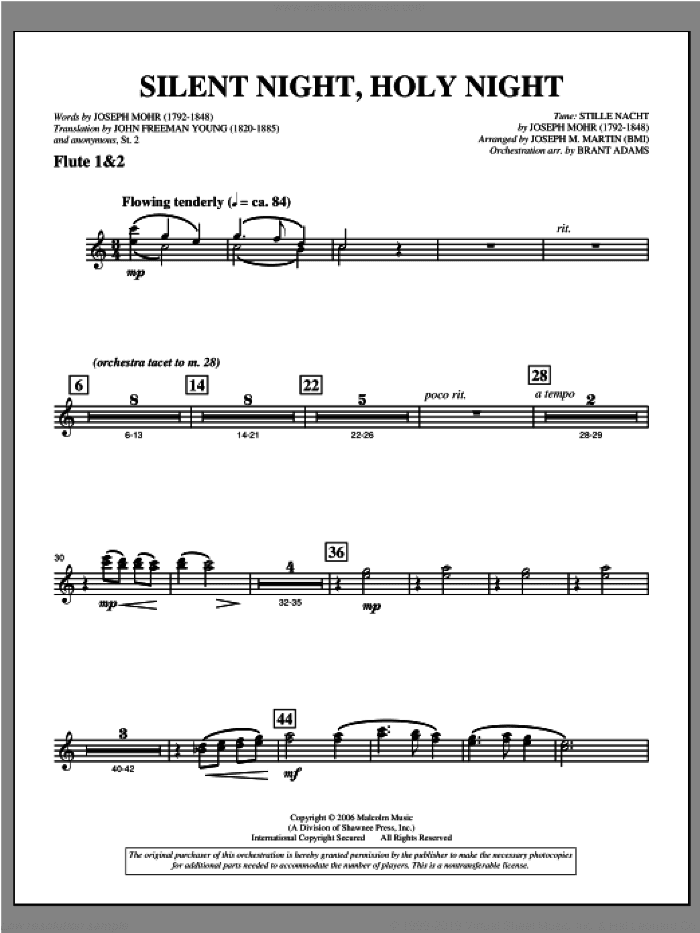 Silent Night, Holy Night (from "carols For Choir And Congregation")