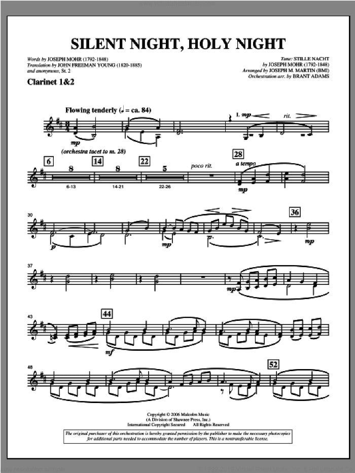 Silent Night, Holy Night (from "carols For Choir And Congregation")