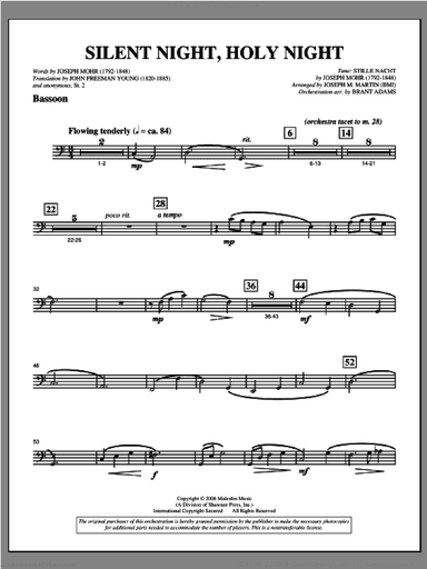 Silent Night, Holy Night (from "carols For Choir And Congregation")