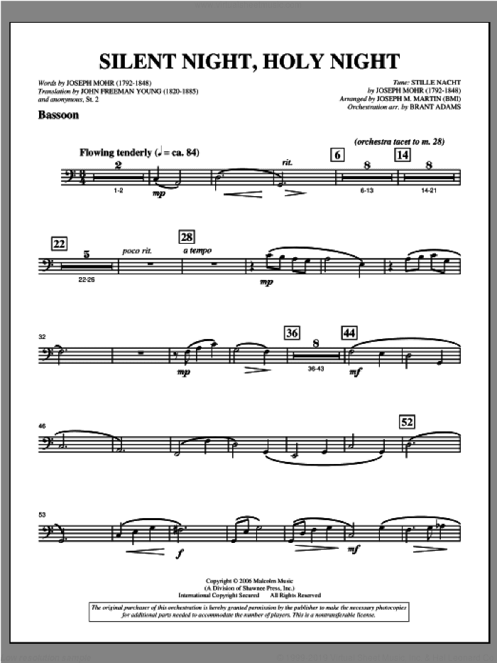 Silent Night, Holy Night (from "carols For Choir And Congregation")