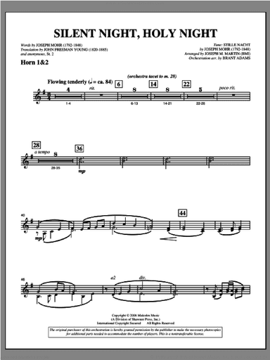 Silent Night, Holy Night (from "carols For Choir And Congregation")