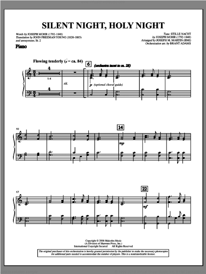 Silent Night, Holy Night (from "carols For Choir And Congregation")