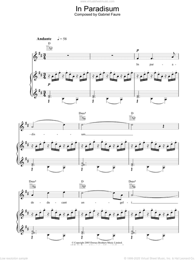 In Paradisum (from Requiem)