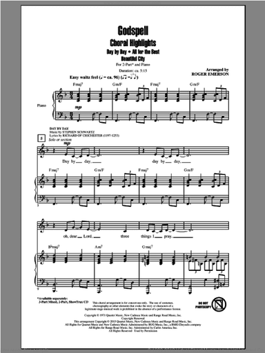 Godspell (Choral Highlights)
