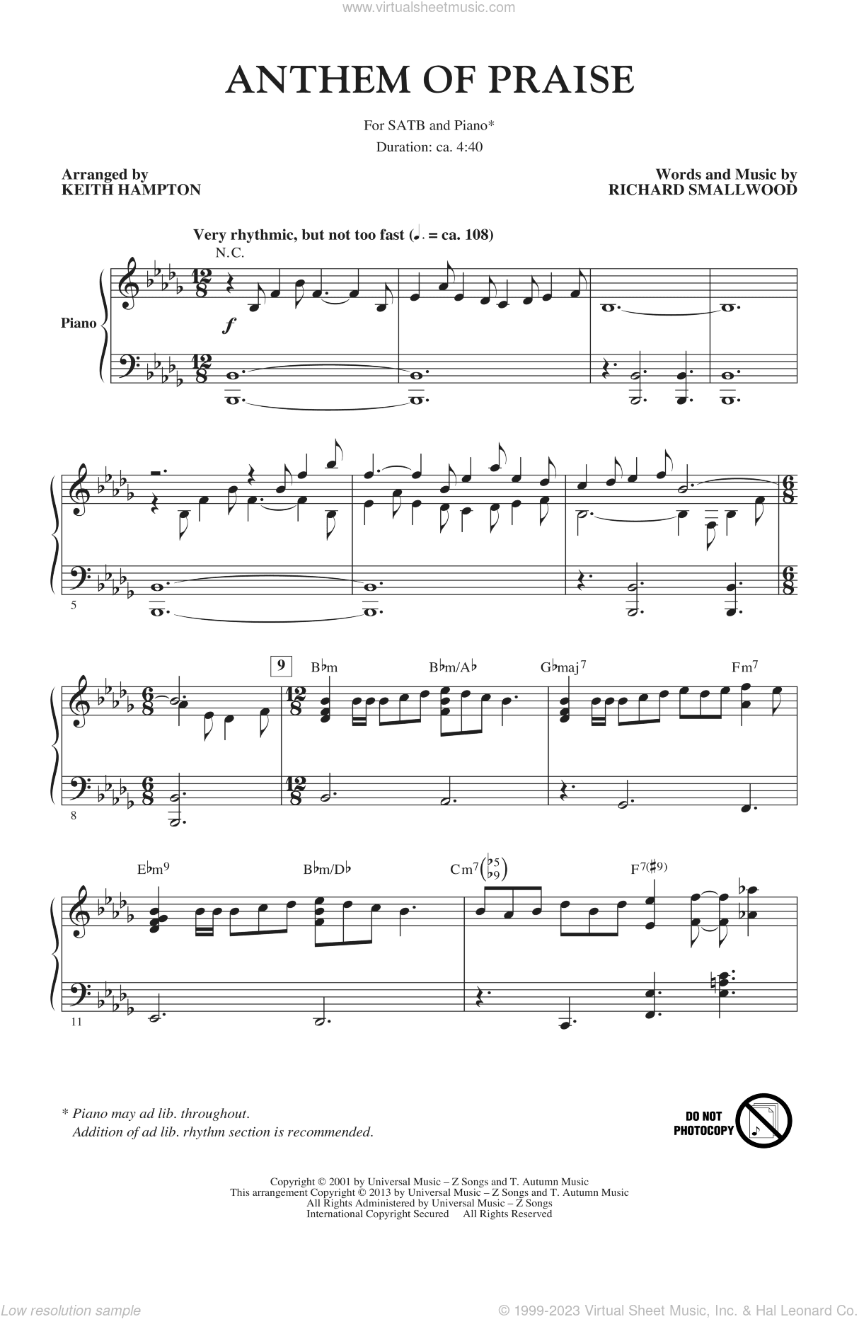 Anthem Of Praise
